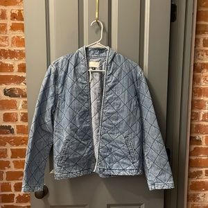 Universal Thread Quilted Jean Jacket. Size XS